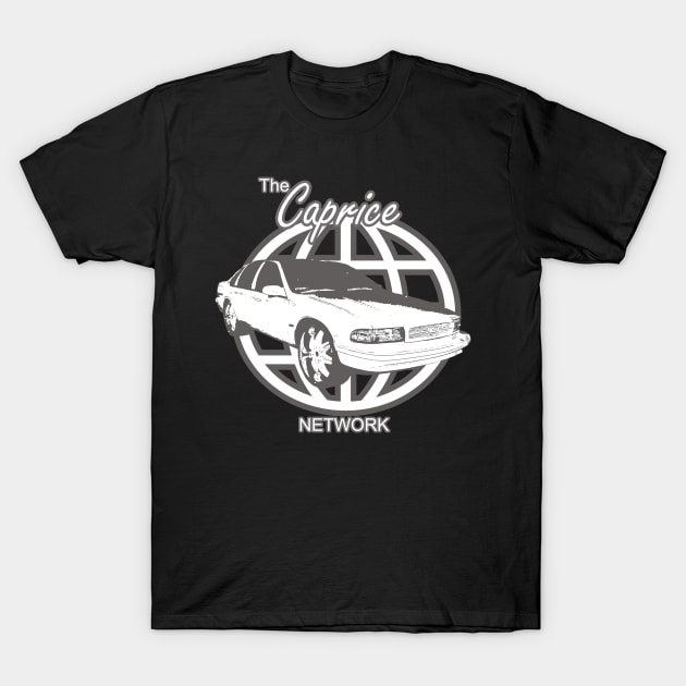 The Caprice Network Bubble T-Shirt by Black Ice Design